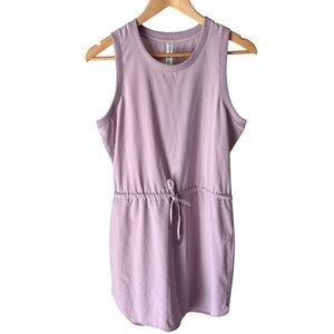 Kyodan dress Sleeveless Lavender stretch lightweight drawstring waist medium